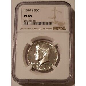 1970 S Kennedy Half Dollar Proof PF68 NGC
